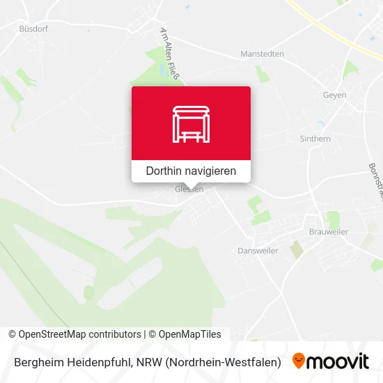 Bergheim Heidenpfuhl Karte