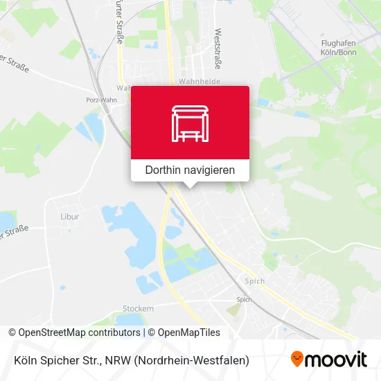 Köln Spicher Str. Karte