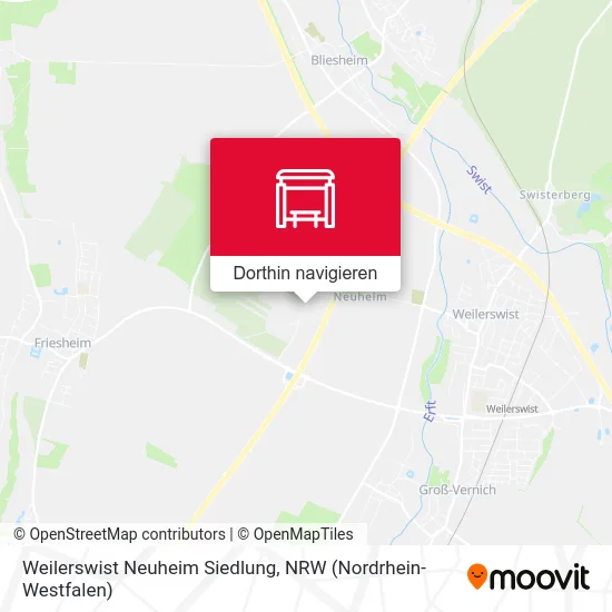 Weilerswist Neuheim Siedlung Karte