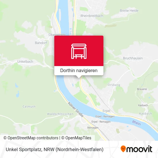 Unkel Sportplatz Karte