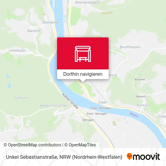 Unkel Sebastianstraße Karte