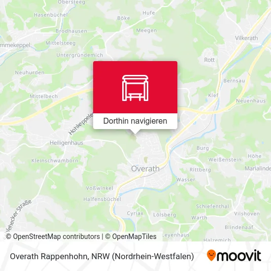 Overath Rappenhohn Karte