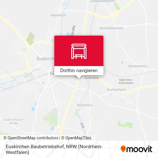 Euskirchen Baubetriebshof Karte