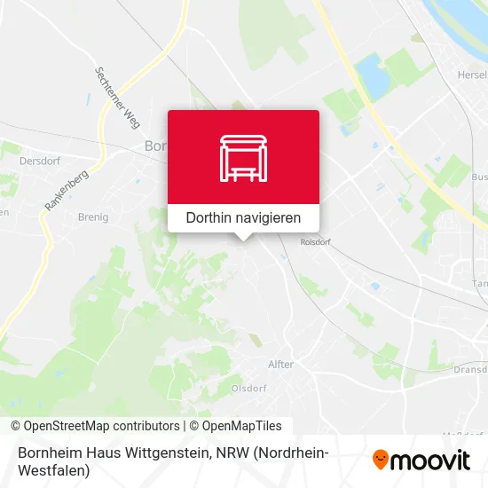 Bornheim Haus Wittgenstein Karte