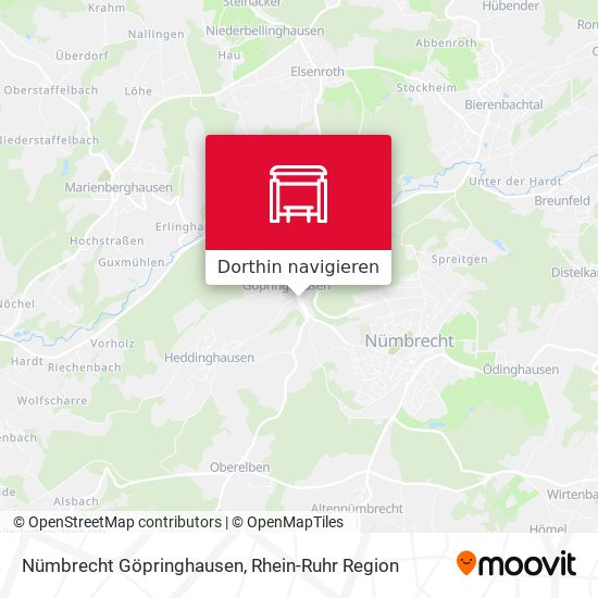 Nümbrecht Göpringhausen Karte