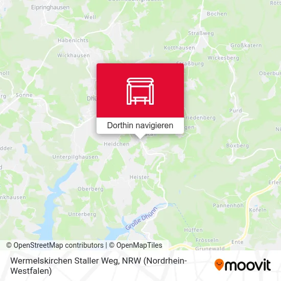 Wermelskirchen Staller Weg Karte