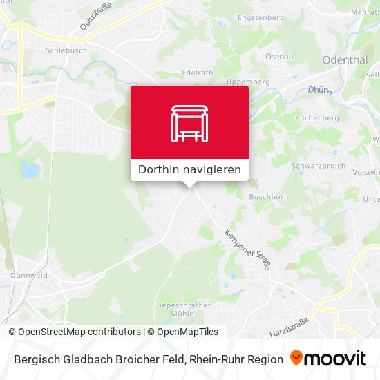 Bergisch Gladbach Broicher Feld Karte