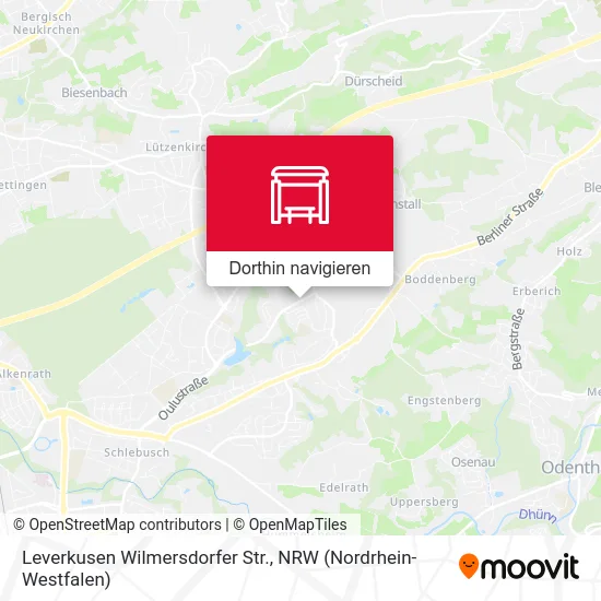 Leverkusen Wilmersdorfer Str. Karte