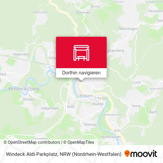 Windeck Aldi-Parkplatz Karte