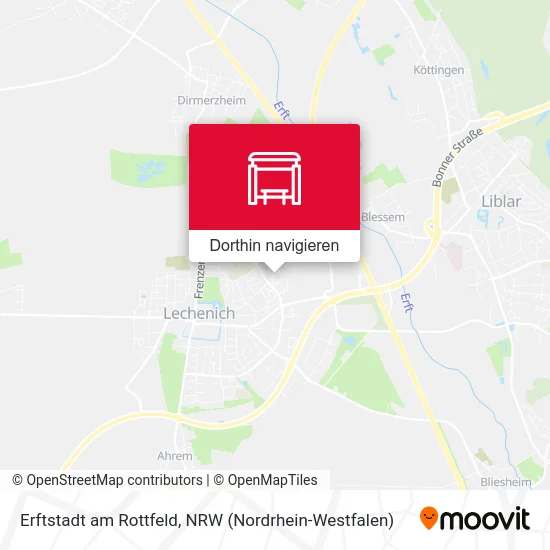 Erftstadt am Rottfeld Karte