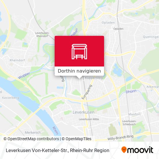 Leverkusen Von-Ketteler-Str. Karte