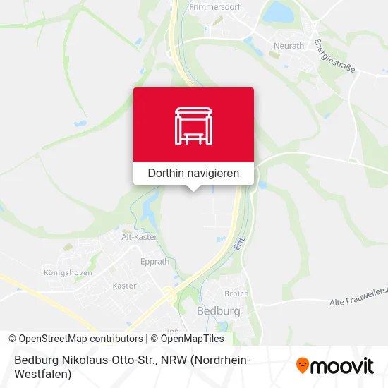 Bedburg Nikolaus-Otto-Str. Karte