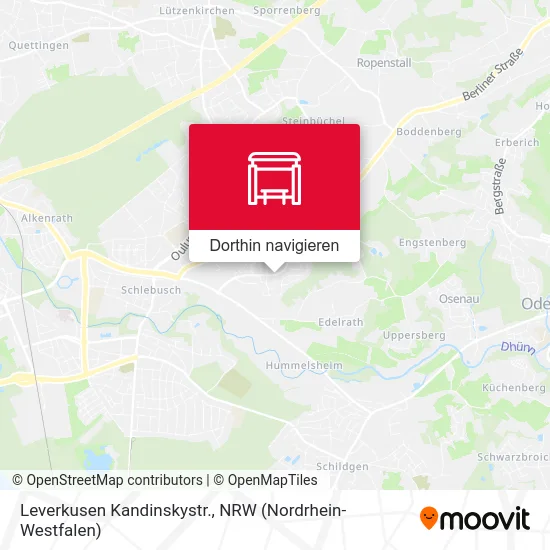 Leverkusen Kandinskystr. Karte