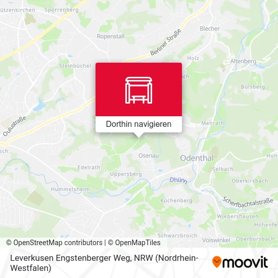 Leverkusen Engstenberger Weg Karte