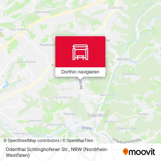 Odenthal Schlinghofener Str. Karte