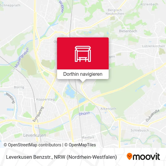 Leverkusen Benzstr. Karte