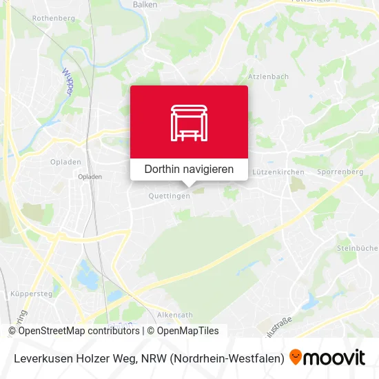 Leverkusen Holzer Weg Karte