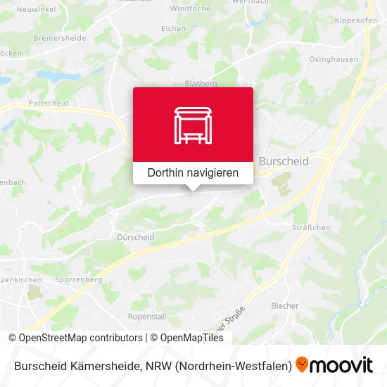 Burscheid Kämersheide Karte