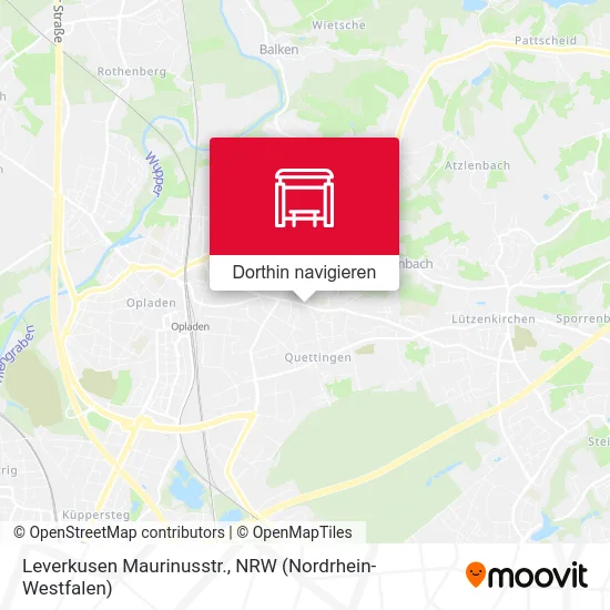 Leverkusen Maurinusstr. Karte