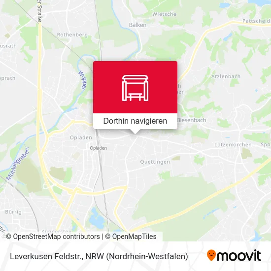 Leverkusen Feldstr. Karte