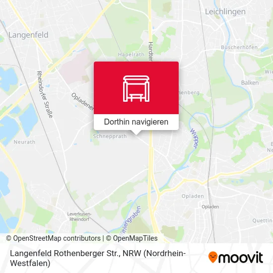 Langenfeld Rothenberger Str. Karte