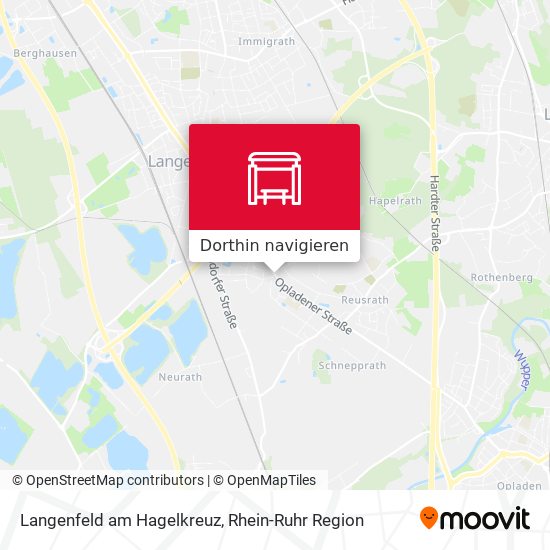 Langenfeld am Hagelkreuz Karte