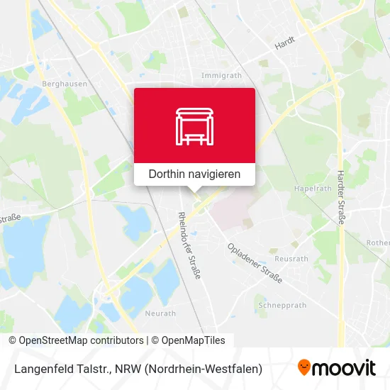 Langenfeld Talstr. Karte