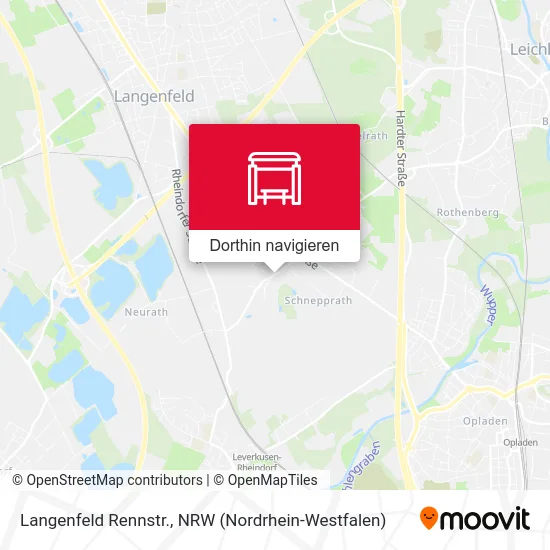 Langenfeld Rennstr. Karte