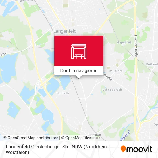 Langenfeld Gieslenberger Str. Karte