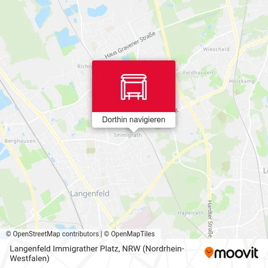 Langenfeld Immigrather Platz Karte