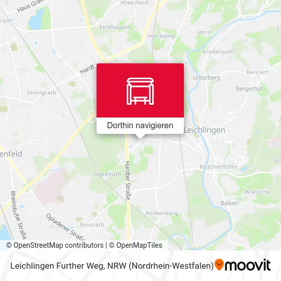 Leichlingen Further Weg Karte