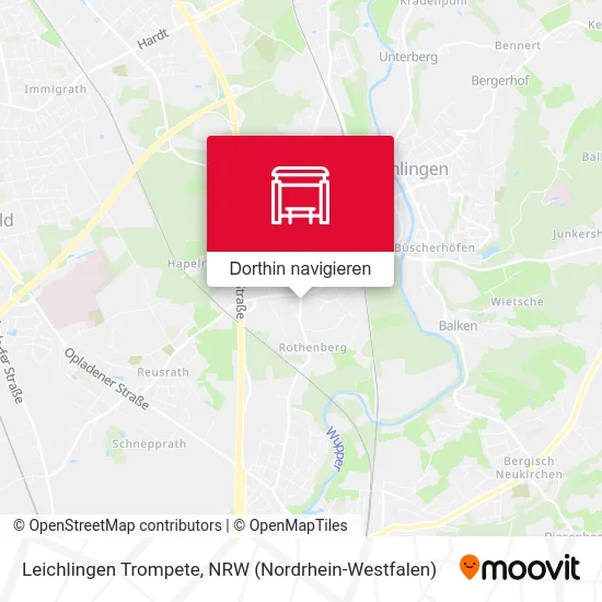 Leichlingen Trompete Karte