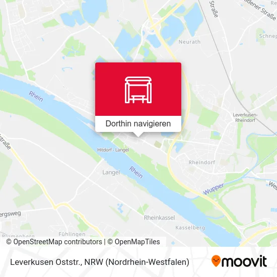 Leverkusen Oststr. Karte