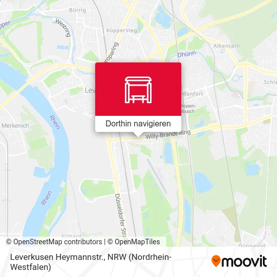 Leverkusen Heymannstr. Karte