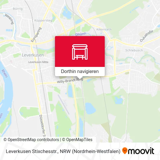 Leverkusen Stixchesstr. Karte