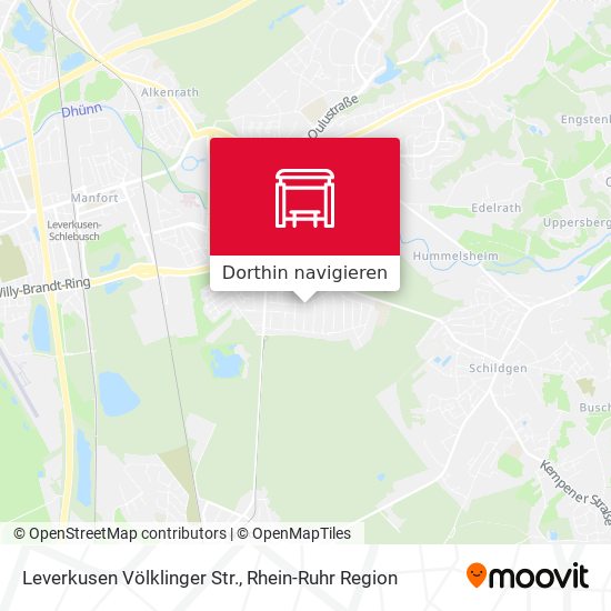 Leverkusen Völklinger Str. Karte