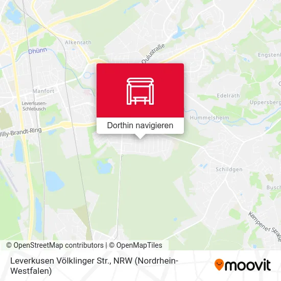 Leverkusen Völklinger Str. Karte
