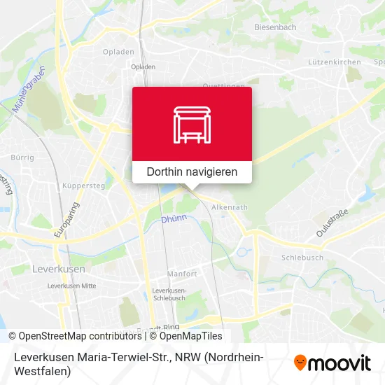 Leverkusen Maria-Terwiel-Str. Karte