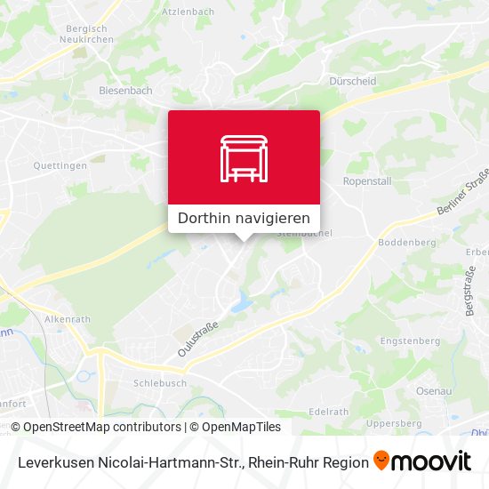 Leverkusen Nicolai-Hartmann-Str. Karte