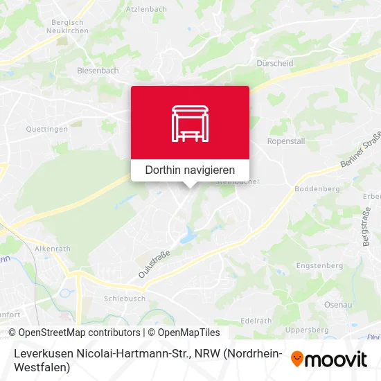 Leverkusen Nicolai-Hartmann-Str. Karte