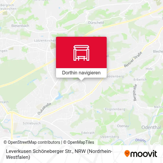 Leverkusen Schöneberger Str. Karte