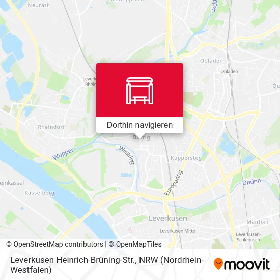Leverkusen Heinrich-Brüning-Str. Karte