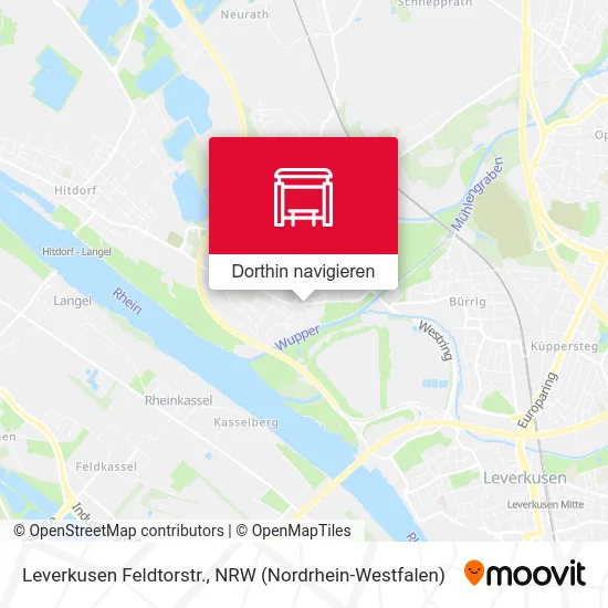 Leverkusen Feldtorstr. Karte