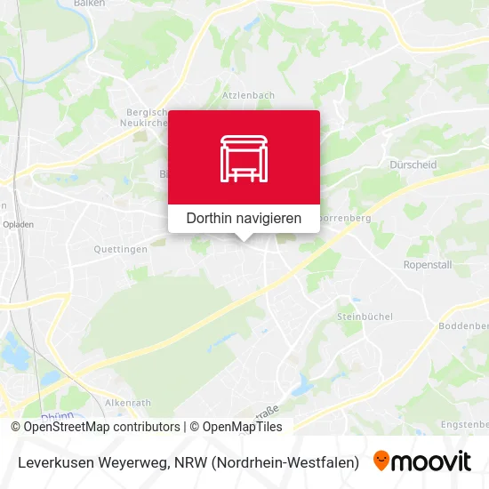 Leverkusen Weyerweg Karte