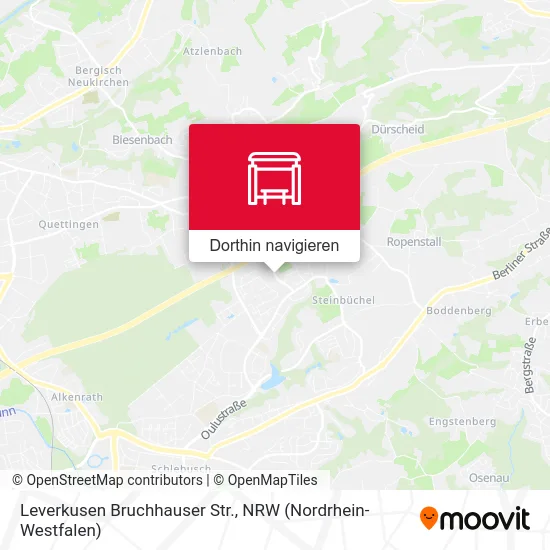 Leverkusen Bruchhauser Str. Karte