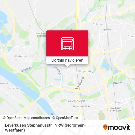 Leverkusen Stephanusstr. Karte