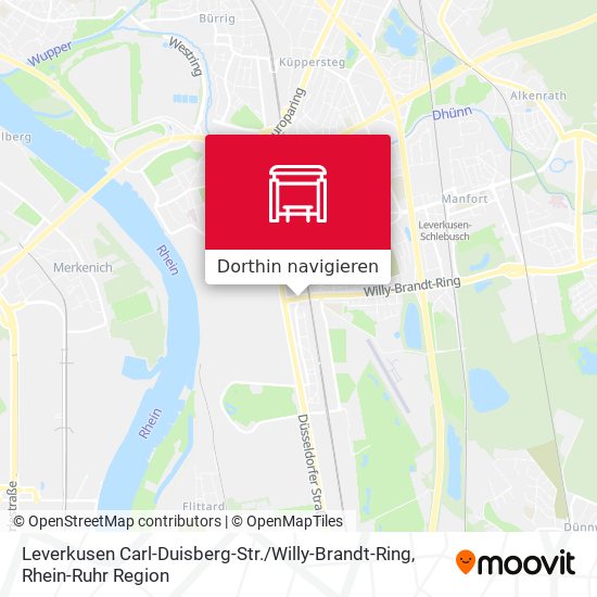 Leverkusen Carl-Duisberg-Str. / Willy-Brandt-Ring Karte