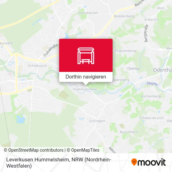 Leverkusen Hummelsheim Karte