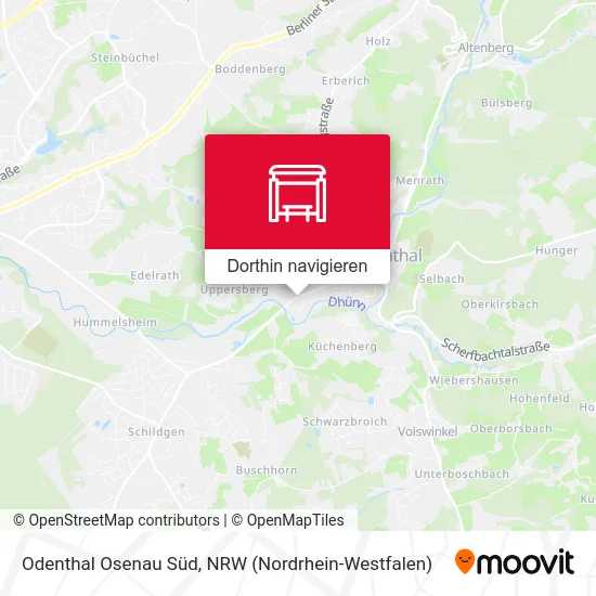 Odenthal Osenau Süd Karte