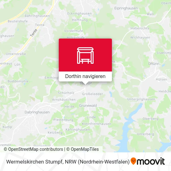 Wermelskirchen Stumpf Karte